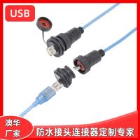 AHUA澳華儀器儀表防水接頭點(diǎn)煙器防水連接器USB汽車信號(hào)防水線